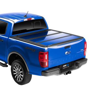 ARE TRUCK AR22022L-J7 Fusion Painted Hard Fold Truck Bed Tonneau Cover Fits 2019 - 2021 Ford Ranger 5FT Bed (41.6 INCH), Paint Code: J7 Magnetic Effect