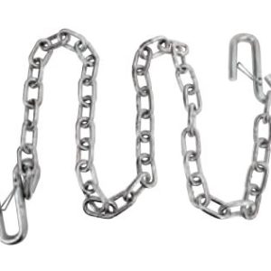 ATTWOOD 110117 11011-7 Heavy-Duty 51-inch Steel Boat Trailer Safety Chain with Spring Clip Hooks