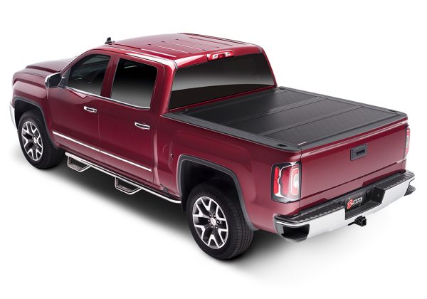 BAK 1126225 FlipFiberMax Hard Folding Truck Bed Tonneau Cover | | Fits 2019-2023 Ram 1500 (New Body Style) Works w/Multi-Function (Splitgate) Tailgate 6FT 4 INCH Bed (74.5 INCH)