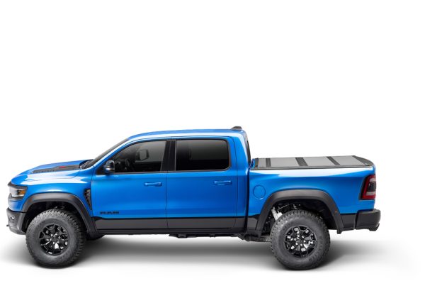 BAK 448226 FlipMX4 Hard Folding Truck Bed Tonneau Cover | | Fits 2019-2022 Ram 1500 (New Body Style) Works with Multi-Function (Splitgate) Tailgate 5FT 7 INCH Bed (66.75 INCH)