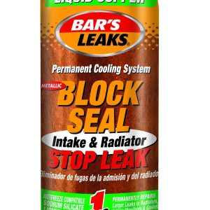 BARS LEAKS 1109 Block Seal Liquid Copper Intake and Radiator Stop Leak - 18 oz.