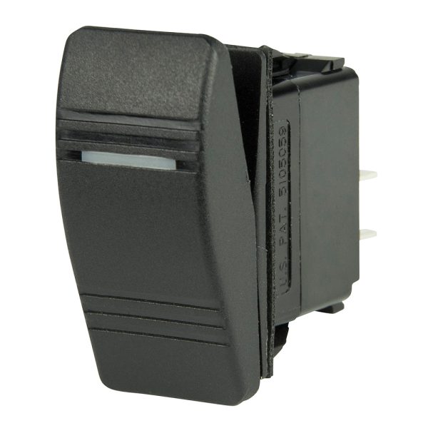 BEP 1001811 DPST CONTURA SWITCH - 1-AMBER LED - OFF/ON