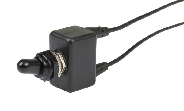 BEP 1002016 SPST PVC Coated Toggle Switch With Wire Leads - Off/On