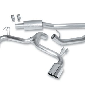 BORLA 140334 Cat-Back Performance Exhaust System for 2009-2017 Mitsubishi Lancer Ralliart 2.0L 4 Cyl. Turbo Automatic Transmission All Wheel Drive 4 Door.
