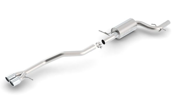 BORLA 140472 Cat-Back Performance Exhaust System for 2012-2018 Volkswagen Jetta GLI MK6 2.0L 4 Cyl. Turbo/ 2014-2018 1.8L Turbo Automatic/Manual Transmission Front Wheel Drive 4 Door.