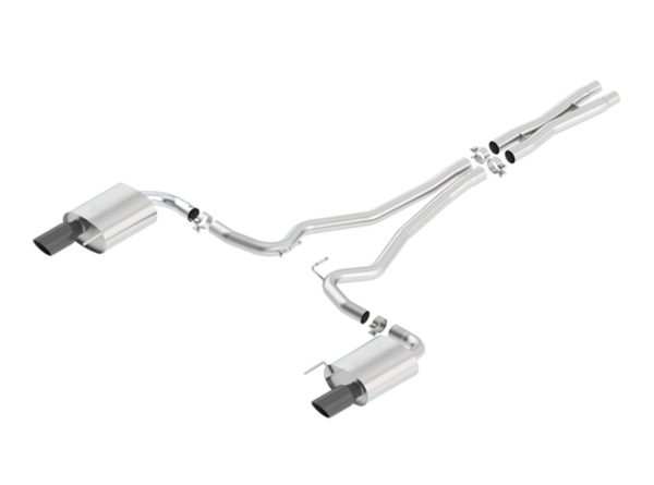 BORLA 140591BC Cat-Back Performance Exhaust System for 2015-2017 Ford Mustang GT/GT Convertible 5.0L V8 Automatic/Manual Transmission.