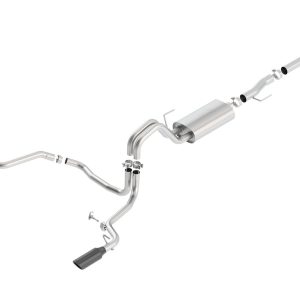 BORLA 140615BC 140651BC Cat-Back 15-20 Ford F-150 2.7/3.5 LTD 16-18 EXC. Raptor/ 5.0/ 18-20 3.3 AT 2&4WD Ext. Cab 6FT 7 INCH Bed/Crew Cab 5FT 7 INCH Bed. Add 60556 Crew Cab 6FT 7 INCH Bed, 60564 Ext. Cab 8FT 2 INCH Bed.