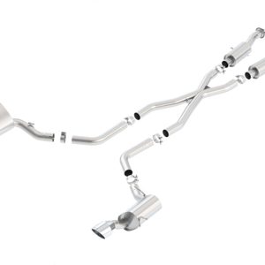 BORLA 140632 Cat-Back Performance Exhaust System for 2015-2021 Jeep Grand Cherokee SRT WK2 6.4L V8 Automatic Transmission All Wheel Drive 4 Door.