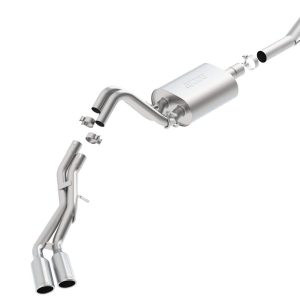 BORLA 140652 Cat-Back Perf. Exhaust Sys. for 2015-2020 Cadillac Escalade/GMC Yukon Denali 6.2L V8 Automatic Transmission 2, 4 Wheel Drive 4 Door. Does NOT Fit Escalade ESV Or Yukon Denali XL Vehicles