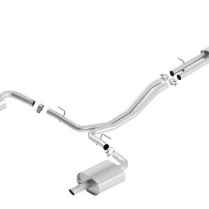 BORLA 140659 Cat-Back Performance Exhaust System for 2016-2017 Ford Explorer Sport 3.5L V6 EcoBoost Automatic Transmission All Wheel Drive 4 Door. Tips NOT Included. Use AZ812Factory Valance/Tips.