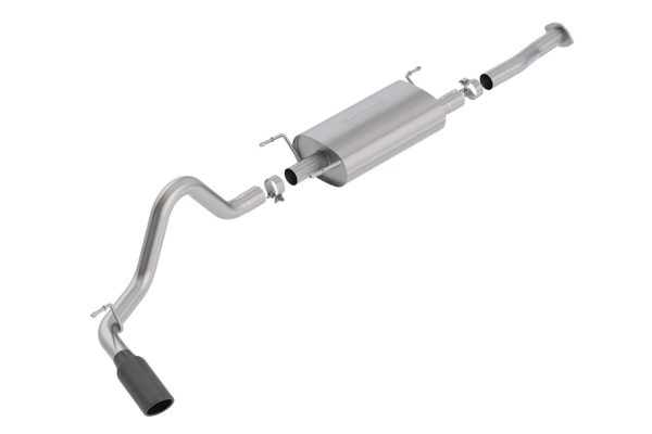 BORLA 140680BC Cat-Back Perf. Exh. Sys. for 16-23 Toyota Tacoma 3.5L V6 AT/MT 2&4WD Ext. Cab (6FT 1 INCH) Bed 127.4 INCH WB/Crew Cab (5FT 1 INCH) Bed 127.4 INCH WB. Crew Cab (6FT 1 INCH) Bed 140.6 INCH WB Req. Adapt. 60593.