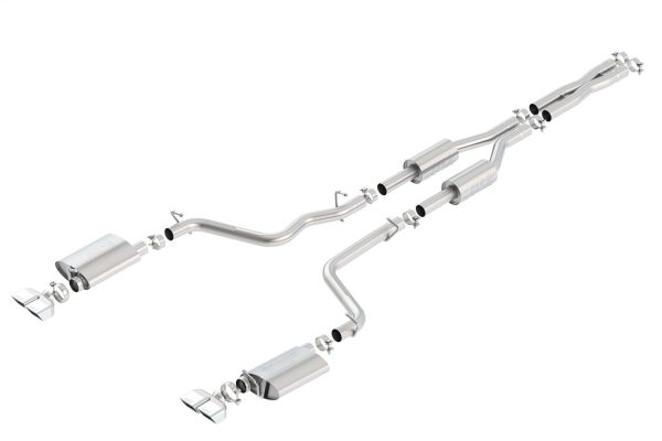 BORLA 140707 Cat-Back Performance Exhaust System for 2009-2014 Dodge Challenger R/T 5.7L V8 Automatic/Manual Transmission Rear Wheel Drive.