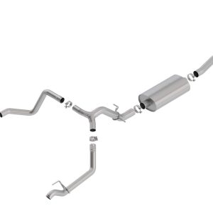 BORLA 140771 Silverado/Sierra 1500 6.2L 2019 Cat Back Exhaust Touring