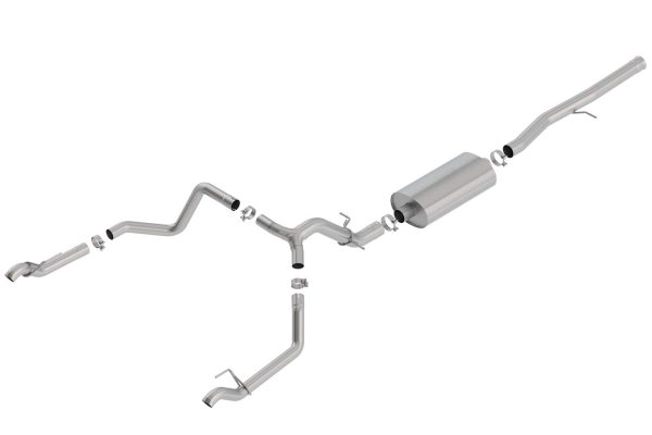 BORLA 140771 Silverado/Sierra 1500 6.2L 2019 Cat Back Exhaust Touring