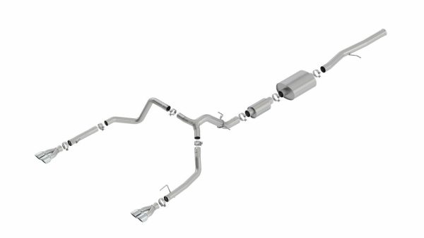 BORLA 140782 Silverado/Sierra 1500 6.2L 2019 Cat Back Exhaust Touring