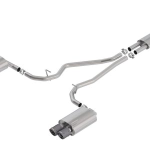 BORLA 140821CF Cat-Back Performance Exhaust System for 2020-2023 Ford Explorer ST/Explorer Platinum/Lincoln Aviator 3.0L V6 EcoBoost Automatic Transmission All Wheel Drive/Rear Wheel Drive.