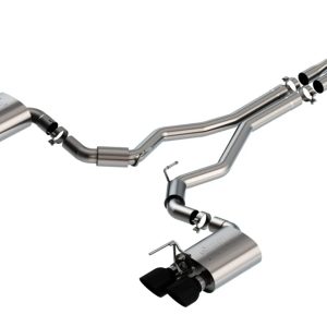 BORLA 140837BC Cat-Back Perf. Exhaust Sys. for 2020-2023 Ford Mustang Shelby GT500 5.2L 8 Cyl. Auto Trans. Use With Connecting Pipe Kit 60722 For 2021-2023 Ford Mustang Mach 1 5.0L V8 Auto/Man. Trans.
