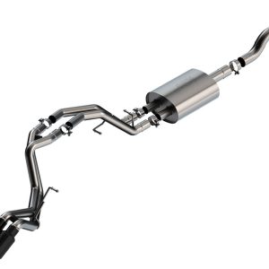 BORLA 140855BC Cat-Back Perf. Exhaust System for 2021-2024 Chevrolet Tahoe LS/Tahoe LT/Tahoe RST/Tahoe Z71/ GMC Yukon SLE/Yukon SLT/Yukon AT4 5.3L V8 Automatic Transmission 2 & 4 Wheel Drive 4 Dr
