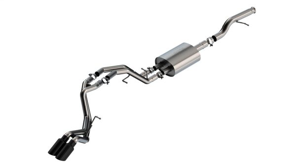 BORLA 140855BC Cat-Back Perf. Exhaust System for 2021-2024 Chevrolet Tahoe LS/Tahoe LT/Tahoe RST/Tahoe Z71/ GMC Yukon SLE/Yukon SLT/Yukon AT4 5.3L V8 Automatic Transmission 2 & 4 Wheel Drive 4 Dr