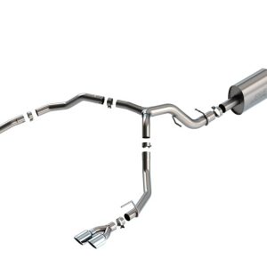BORLA 140859 140858 Cat-Back Perf. Exhaust System for 2021-2024 Chevrolet Tahoe Premier/Tahoe High Country/Tahoe Z71/ Tahoe RST/GMC Yukon Denali/Yukon Denali Ultimate/Yukon AT4 6.2L V8 AT 2&4WD.