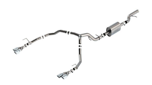 BORLA 140859 140858 Cat-Back Perf. Exhaust System for 2021-2024 Chevrolet Tahoe Premier/Tahoe High Country/Tahoe Z71/ Tahoe RST/GMC Yukon Denali/Yukon Denali Ultimate/Yukon AT4 6.2L V8 AT 2&4WD.