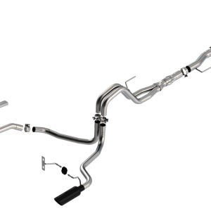 BORLA 140867BC F-150 2021 5.0L 4dr CC SB EC STB Lariat/KR/Platinm/LTD 3/2.25 SRE Cat-Back ATAK Black CHR Tips