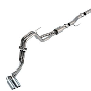 BORLA 140877 Cat-Back Perf. Exhaust Sys. for 2021-2023 Ford F-150 5.0L V8 Auto. Trans. 2 & 4 Wheel Drive Reg. Cab (6FT 7 INCH) Bed EXC. Tremor & Black Appear. Pkg. Add Adapt. 60564 Regular Cab (8FT 2 INCH) Bed.