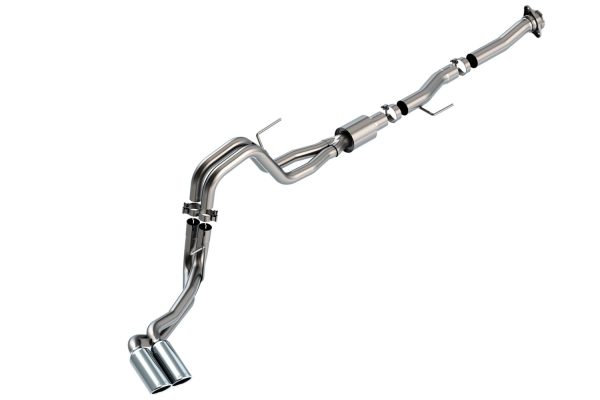 BORLA 140877 Cat-Back Perf. Exhaust Sys. for 2021-2023 Ford F-150 5.0L V8 Auto. Trans. 2 & 4 Wheel Drive Reg. Cab (6FT 7 INCH) Bed EXC. Tremor & Black Appear. Pkg. Add Adapt. 60564 Regular Cab (8FT 2 INCH) Bed.