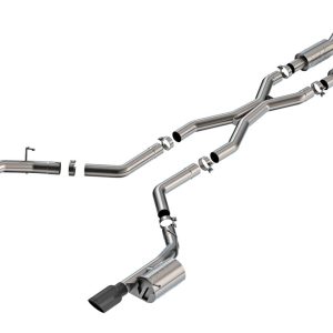 BORLA 140886BC Cat-Back Performance Exhaust System for 2021-2023 Dodge Durango SRT Hellcat 6.2L V8 Automatic Transmission All Wheel Drive 4 Door.