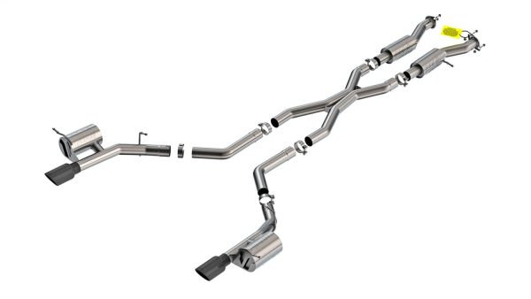 BORLA 140886BC Cat-Back Performance Exhaust System for 2021-2023 Dodge Durango SRT Hellcat 6.2L V8 Automatic Transmission All Wheel Drive 4 Door.