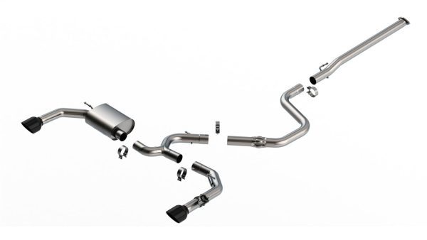 BORLA 140925BC S-Type Cat-Back Exhaust System Fits 22-23 Elantra Elantra N