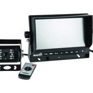 BUYERS PROD 8883000 Rearview Backup 7 inch Camera, Rear Vehicle Observation System with Night Vision Monitor Kit for Trucks, RVs, Trailers, Vans and More, with Remote Control, Black