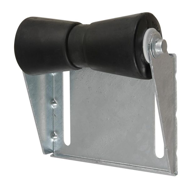 C.E. SMITH 10403G Panel Bracket Assembly 8 INCH Spool Roller - Black