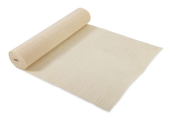 CAMCO 43277 Slip Stop Liner - Prevents Slipping and Sliding in RVs & Camper Kitchen Shelves and Drawers | Great for Toolboxes, Rugs, & More |Durable, Washable Material | 1FT x 12FT Roll - Cream