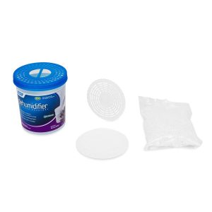 CAMCO 44280 Dehumidifier Moisture Absorber - Absorbs Up to 3x Its Weight in Water, Reduces Moisture and Humidity in Offices, Closets, Bathrooms, Kitchens, Boats, RVs and More Refillable, White