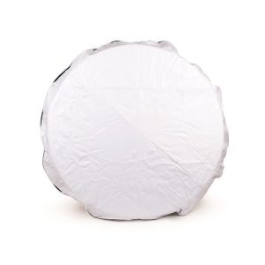 CAMCO 45344 Camper/RV Tire Cover | Crafted of Heavy-Duty Arctic White Vinyl & Fits 29-Inch Wheels | Great for Covering Spare Tires during Travel, RV Storage and Organization, and More
