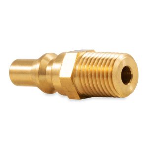 CAMCO 59903 Propane Quick-Connect Fitting- Allows You to Add a Convenient Connect/Disconnect Method to Your Low Pressure Appliances, 1/4 INCH NPT x Full Flow Male Plug