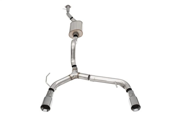 CORSA 21206 21-22 Ford Bronco 2.3L 4-Door 2.75in Cat-Back Dual Rear Exhaust w/4in Straight-Cut Polish Tips