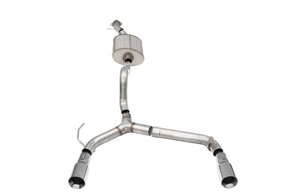 CORSA 21208 21-22 Ford Bronco 2.7L 2-Door 2.75in Cat-Back Dual Rear Exhaust w/4in Straight-Cut Polish Tips