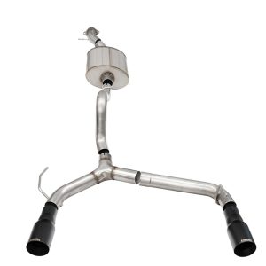CORSA 21208BPC 21-22 Ford Bronco 2.7L 2-Door 2.75in Cat-Back Dual Rear Exhaust w/ 4in Straight-Cut Black Tips