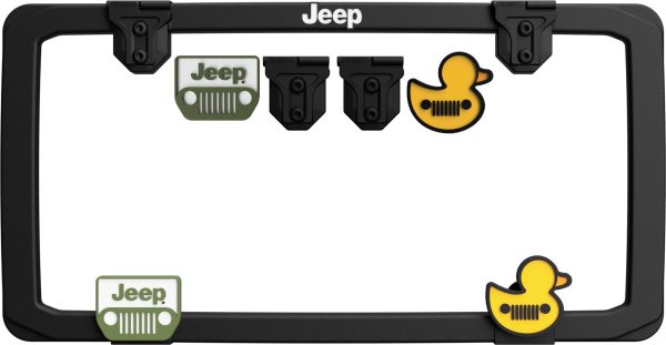 CRUISER 11055 Jeep License Plate Frame (with Fastener Caps)