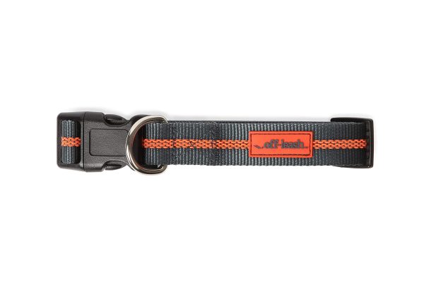 DEXAS PWC020-432-2027 Off Leash Reflective Dog Collar, Medium