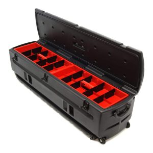 DU-HA 70114 Tote, Black Truck Storage Box | Heavy-Duty, Portable Rolling Tool Box or Gun Case for SUVs, Vans, Pickup Trucks, and More | 53 in x 15 in x 15 in | Includes Slide Bracket and Dividers