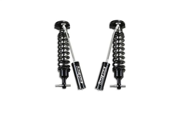 FABTECH FTS21257 Front Coilover Shock Absorbers Fits Chevrolet Silverado 1500, Black