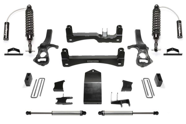 FABTECH K1174DL Performance Lift System w/Shocks 4 in Lift w/Front Dirt Logic 2.5 Resi Coilover And Rear Dirt Logic 2.25 Shocks Performance Lift System w/Shocks