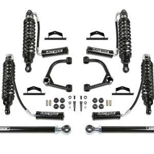 FABTECH K2385DL 21-22 Ford Bronco 4-Door Non-Bilstein 4WD 4in UCA Kit w/Uniball & Resi Coilovers
