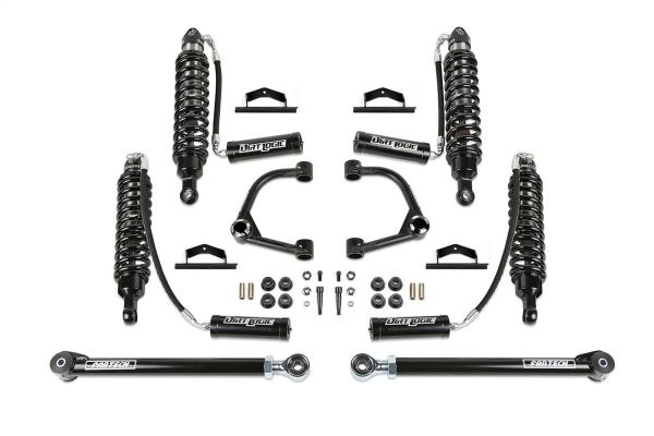 FABTECH K2385DL 21-22 Ford Bronco 4-Door Non-Bilstein 4WD 4in UCA Kit w/Uniball & Resi Coilovers