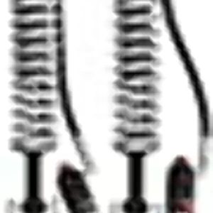 FOX 883-06-157 Front Coilover Shock Absorbers Fits Chevrolet Silverado 1500, Black