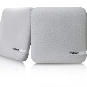 FUSION 010-02263-10 SM-F65CW 6.5 INCH White Shallow Mount Speaker