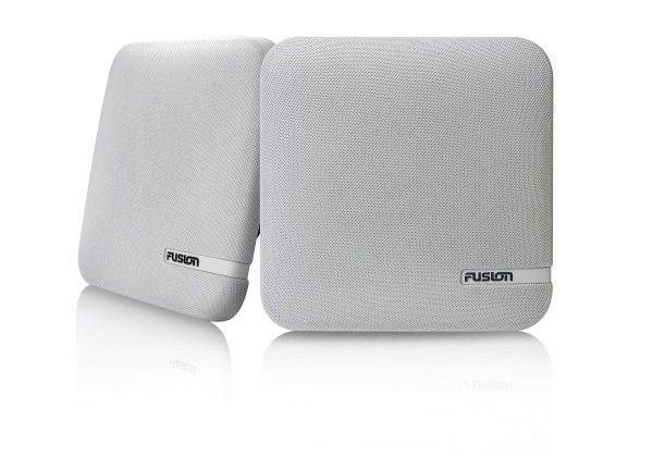 FUSION 010-02263-10 SM-F65CW 6.5 INCH White Shallow Mount Speaker
